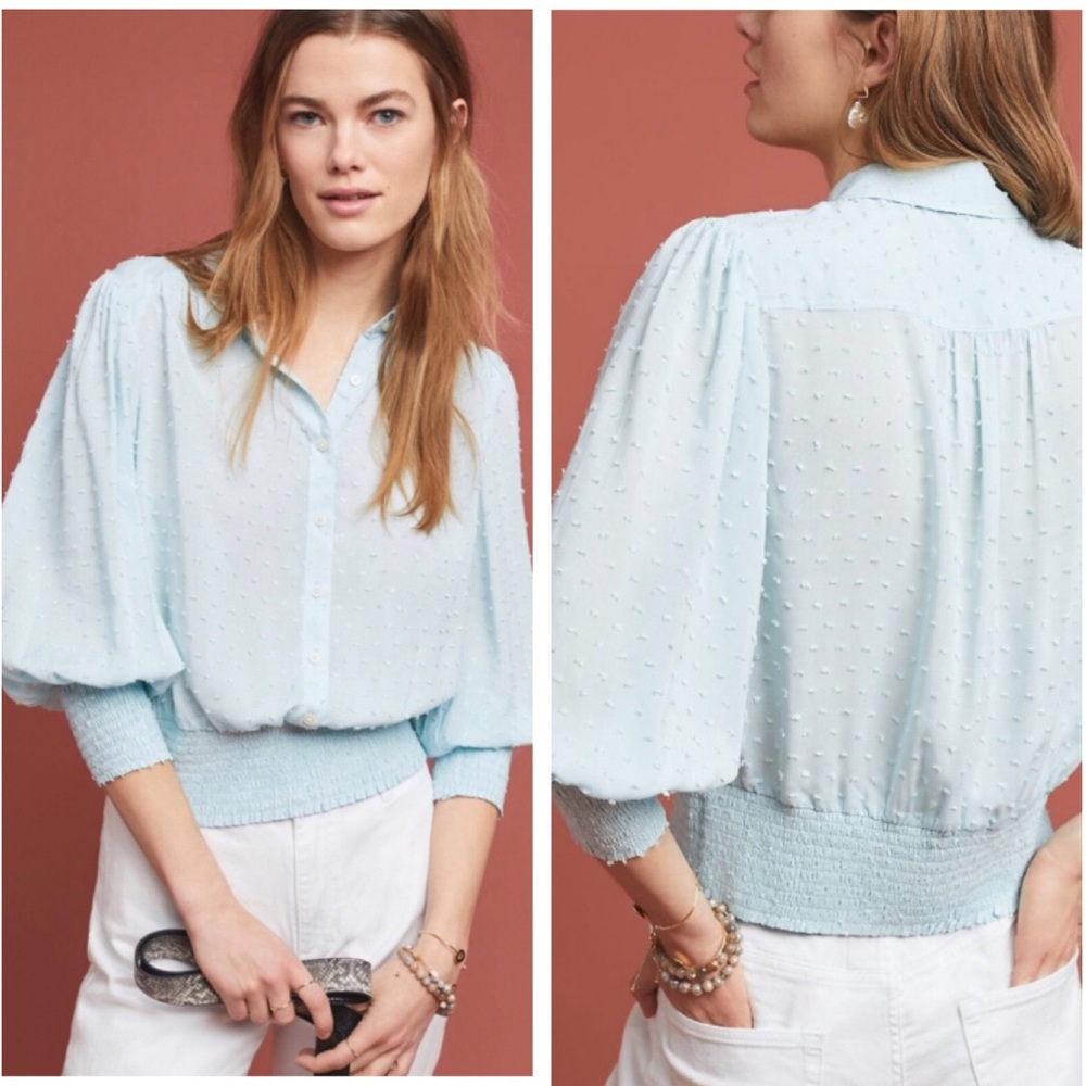 Maeve Anthropologie Fairfield Blouse Size Medium
